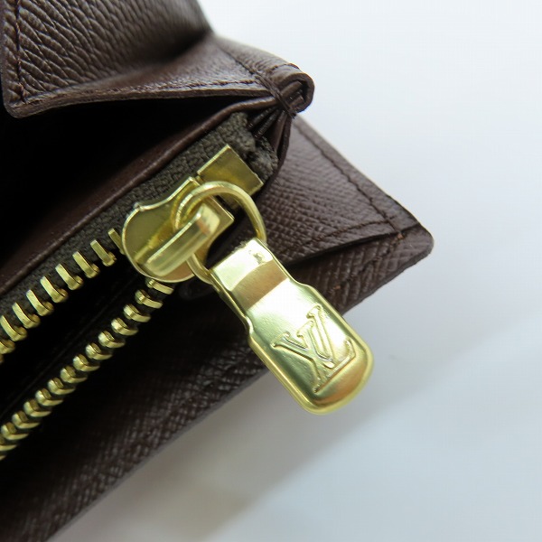 実際に弊社で買取させて頂いたLOUIS VUITTON/ルイ ヴィトン ダミエ ポルトフォイユ サラ 二つ折り長財布 N61734の画像 6枚目