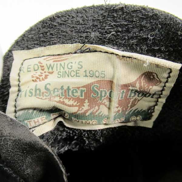 実際に弊社で買取させて頂いたRED WING/レッドウィング  アイリッシュセッター CLASSIC ROUND/クラシックラウンド ブーツ 08165-1/7.5Dの画像 5枚目