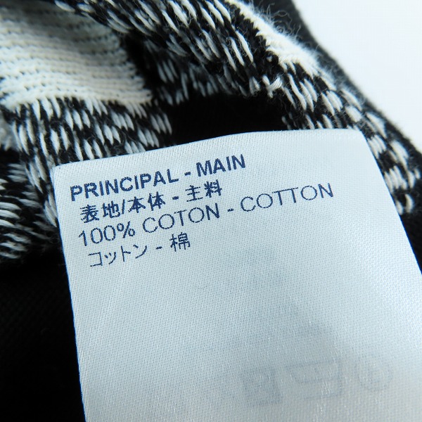 実際に弊社で買取させて頂いた【JPタグ】LOUIS VUITTON/ルイヴィトン ストライプロゴ ニット Tシャツ カットソー RM211 ZLW HKN86W XLの画像 5枚目