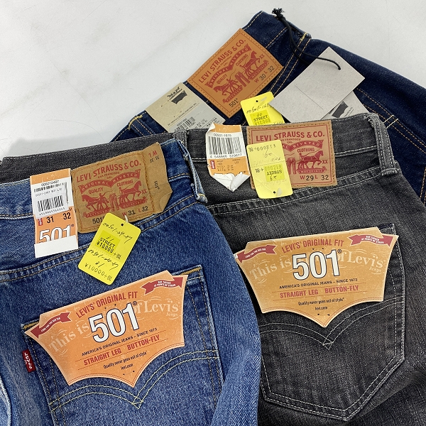 実際に弊社で買取させて頂いた【おまとめ/未使用】LEVIS/リーバイス 501 デニムパンツの画像 2枚目