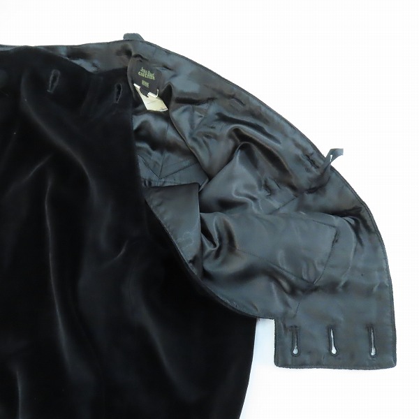 実際に弊社で買取させて頂いたJean Paul GAULTIER HOMME/ジャンポールゴルチェ オム ベロア セットアップ ジャケット/パンツ ブラック 48の画像 5枚目