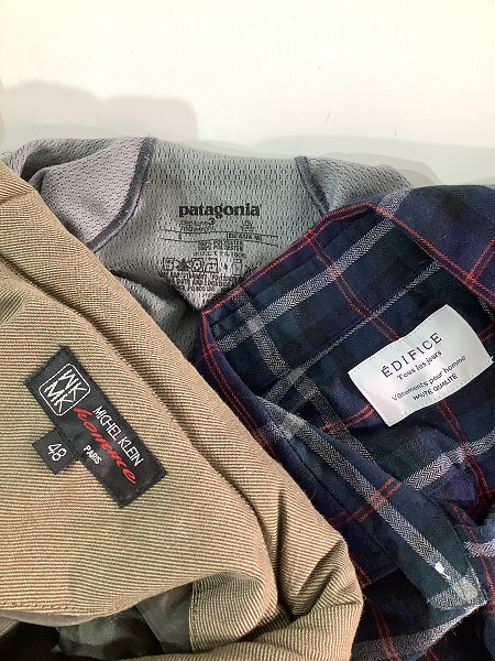 実際に弊社で買取させて頂いた【おまとめ/未使用含む】パタゴニア/ミシェルクランオム/エディフィス 等 パンツ/ジップアップジャケット/シャツ 他の画像 1枚目