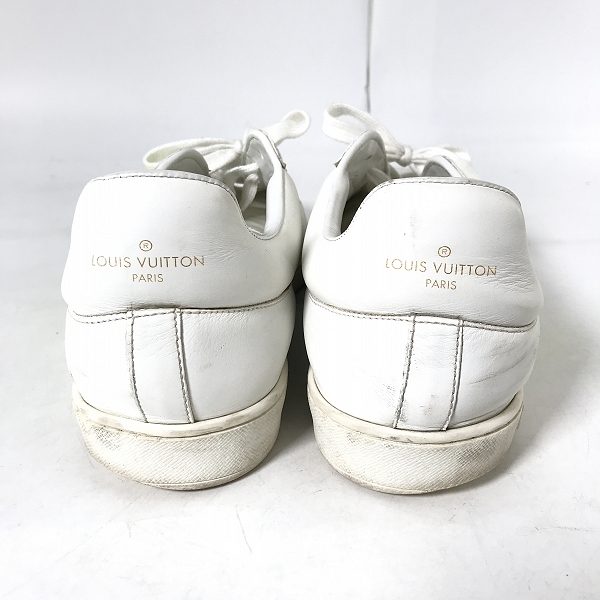 実際に弊社で買取させて頂いたLouis Vuitton/ルイヴィトン ルクセンブルグライン ローカットスニーカー ホワイト×イエロー MS1108/8.5の画像 1枚目