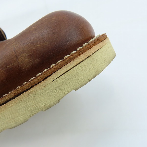 実際に弊社で買取させて頂いたRED WING/レッドウィング アイリッシュセッター プレーントゥ ブーツ 9111/7.5Dの画像 6枚目