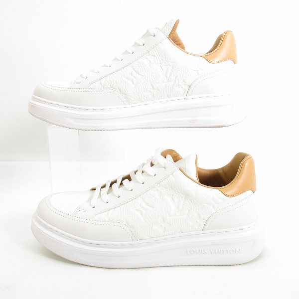 実際に弊社で買取させて頂いたLOUIS VUITTON/ルイヴィトン ビバリーヒルズ ライン ローカット スニーカー/シューズ 1A8V3L/6.5の画像 3枚目