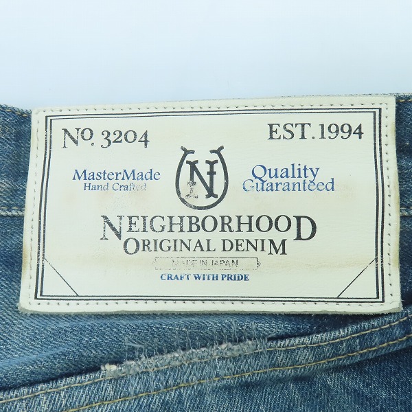 実際に弊社で買取させて頂いたNEIGHBORHOOD/ネイバーフッド 16SS KNOCKDOWN SAVAGE DP-MID/14OZ-PT サベージデニム ノックダウン 161DCNH-PTM23/Lの画像 3枚目