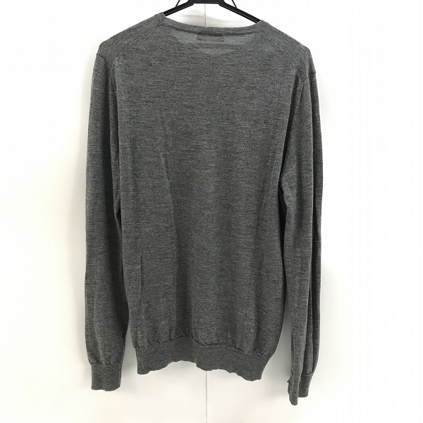 実際に弊社で買取させて頂いたPRADA /プラダ カシミヤ セーター グレー/54の画像 1枚目