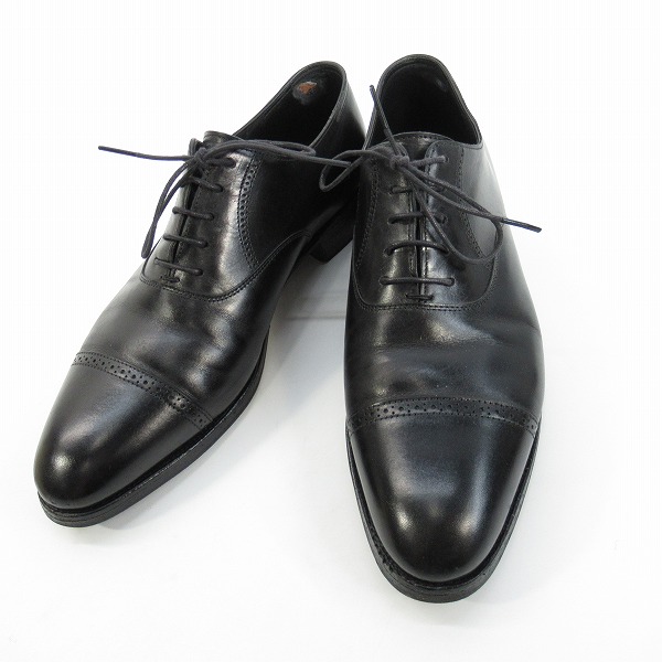 実際に弊社で買取させて頂いたJOHN LOBB/ジョンロブ Philip II/フィリップ2 キャップトゥ レザーシューズ 6 純正シューツリー付