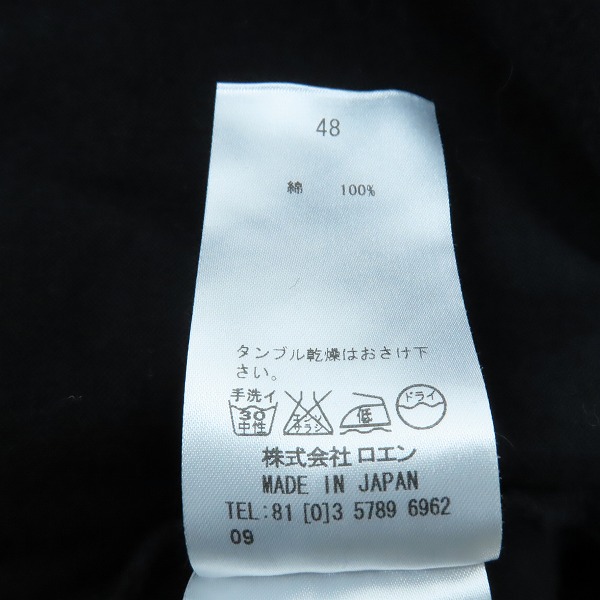 実際に弊社で買取させて頂いたRoen×Disney/ロエン×ディズニー ミッキーマウス ピースサイン Tシャツ 79147033 /48の画像 5枚目