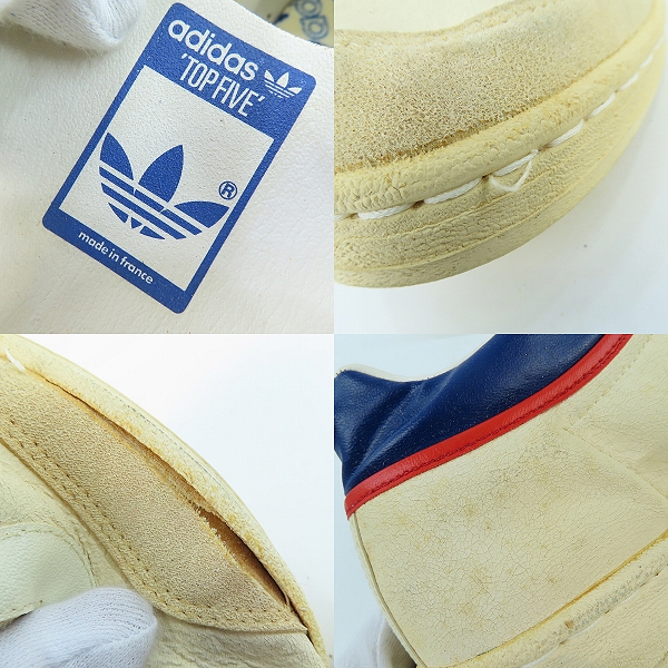 実際に弊社で買取させて頂いた【観賞用】adidas/アディダス TOP FIVE フランス製/ヴィンテージ スニーカー 10 の画像 6枚目