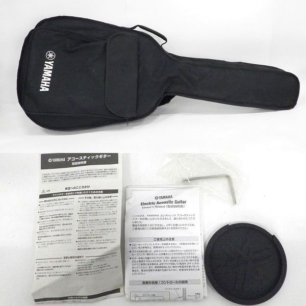 実際に弊社で買取させて頂いた★【難有り】YAMAHA/ヤマハ AC1M エレアコ/アコースティックギター/アコギ ギグケース付の画像 9枚目