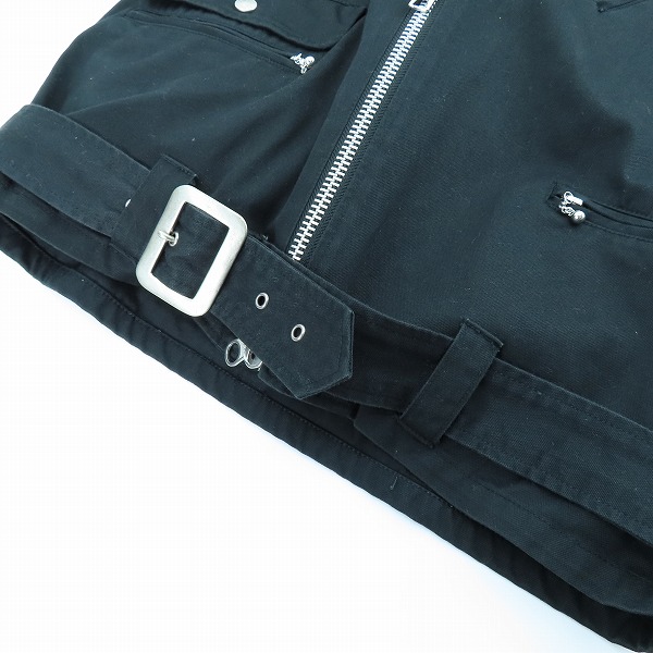 実際に弊社で買取させて頂いたschott×whiz limited/ショット×ウイズリミテッド ボアライナー付き ライダースジャケット M73188 /40の画像 3枚目