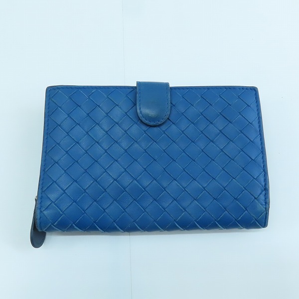実際に弊社で買取させて頂いたBOTTEGA VENETA/ボッテガヴェネタ イントレチャート 二つ折り長財布 ウォレット