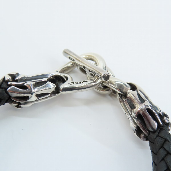 実際に弊社で買取させて頂いたBWL/ビルウォールレザー レザーブレスレット Tバーの画像 5枚目