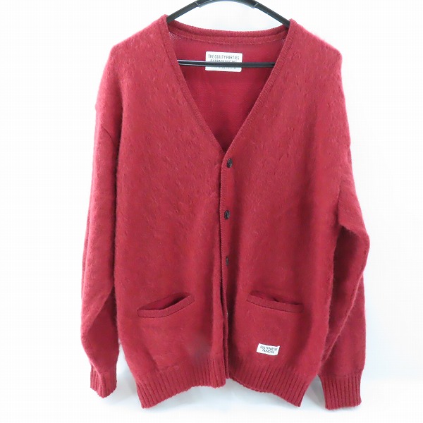 実際に弊社で買取させて頂いたWACKO MARIA/ワコマリア GUILTY PARTIES モヘア ウール カーディガン XL レッド系