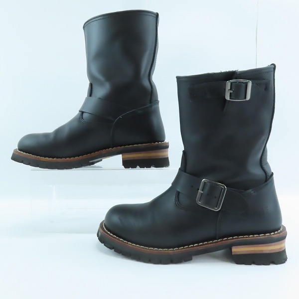 実際に弊社で買取させて頂いたSchott/ショット Engineer Boots エンジニア レザーブーツ S23001 /26の画像 3枚目