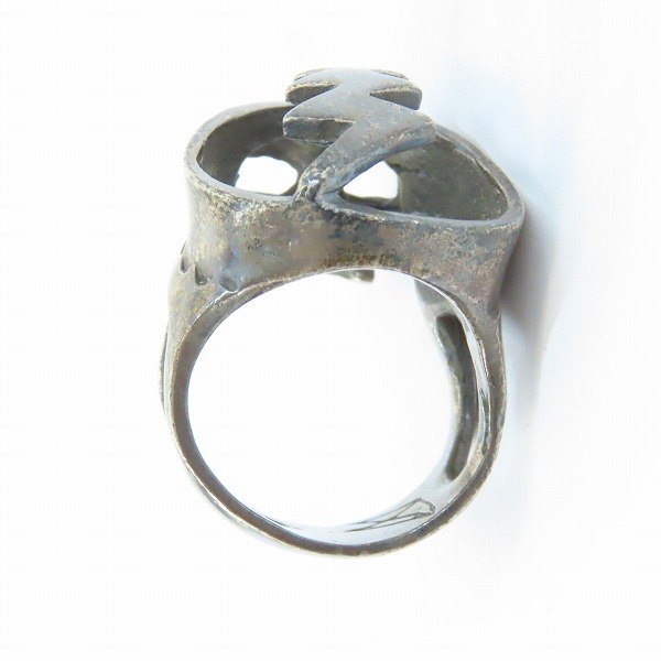 実際に弊社で買取させて頂いたCRAZY PIG/クレイジーピッグ グレイトフル デッド リング 14.5号-15号の画像 5枚目