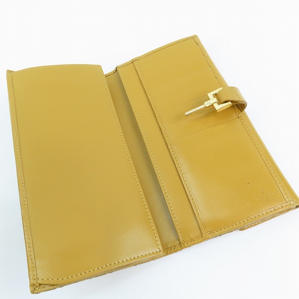 実際に弊社で買取させて頂いたGUCCI/グッチ ジャッキー GG柄 長財布/ロングウォレットの画像 3枚目