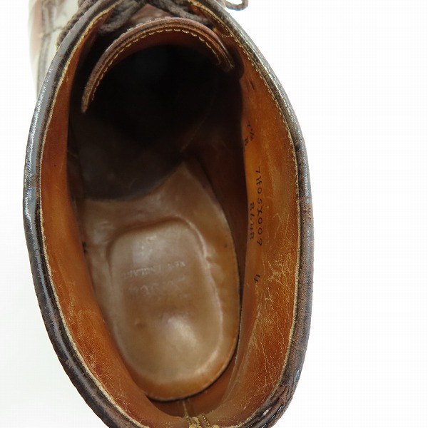 実際に弊社で買取させて頂いたALDEN/オールデン 6アイレット チャッカブーツ/レザー シューズ 8648/7.5の画像 4枚目