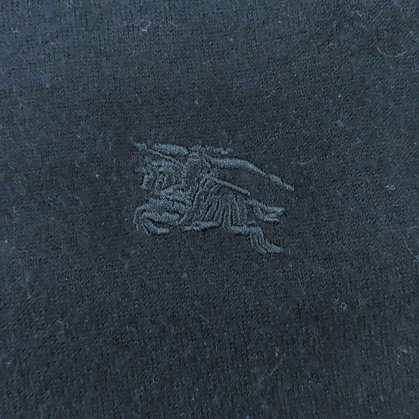 実際に弊社で買取させて頂いたBURBERRY LONDON/バーバリーロンドン ロゴ刺繍クルーネックニット 8003492/Sの画像 5枚目