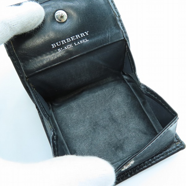 実際に弊社で買取させて頂いたBurberry/バーバリー コインケース ブラックの画像 3枚目