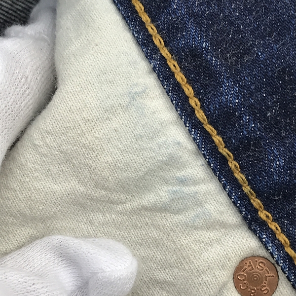実際に弊社で買取させて頂いたLEVIS/リーバイス 96年製 501XX 刻印555 バレンシア製 復刻 ビッグE デニムパンツ 501-0004 /W31 L36の画像 8枚目