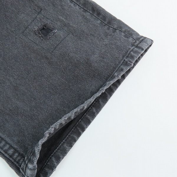 実際に弊社で買取させて頂いたvisvim/ヴィスヴィム 20AW FLUXUS 10 SERGE CRASH ダメージ加工 クラッシュ デニムパンツ ジーンズ グレー 0120205008005 3の画像 7枚目