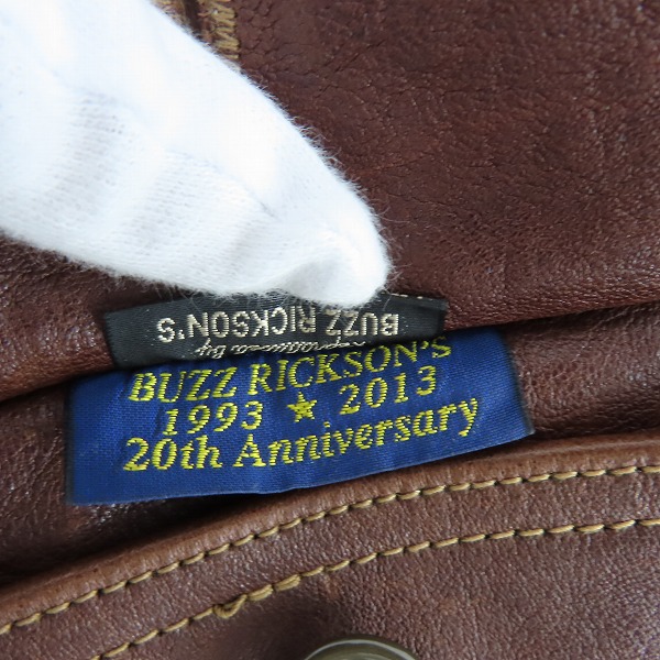 実際に弊社で買取させて頂いたBuzz Rickson's/バズリクソンズ AN-J-3A "WILLIS & GEIGER INC" 20周年記念モデル フライトジャケット BR80328/38の画像 6枚目