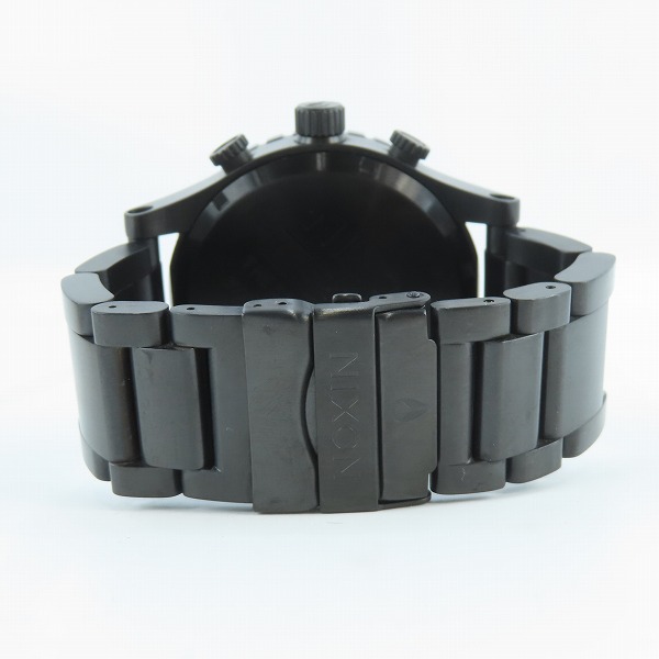 実際に弊社で買取させて頂いたNIXON/ニクソン 腕時計/ウォッチ THE 51-30 ALL BLACK【動作未確認】の画像 2枚目