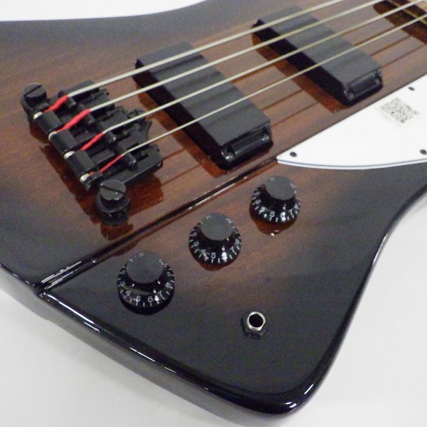 実際に弊社で買取させて頂いた★Epiphone/エピフォン Thunderbird IV/サンダーバード 4弦エレキベース ソフトケース付の画像 6枚目