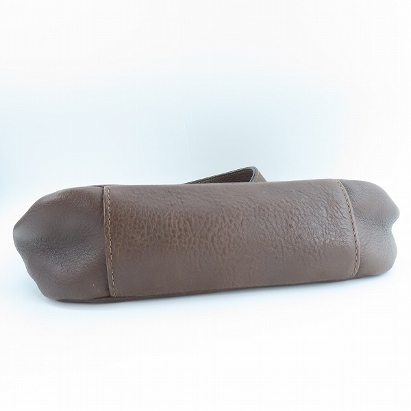 実際に弊社で買取させて頂いた土屋鞄製造所/ツチヤカバン トーンオイルヌメ ショルダーバッグ ダークブラウンの画像 2枚目