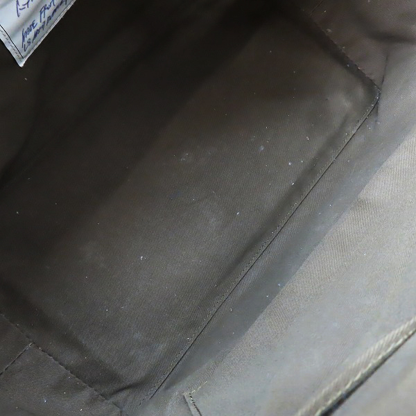 実際に弊社で買取させて頂いたreadymade/レディメイド SS23 ロゴ刺繍 ダメージ加工 レザー × キャンバス ボストンバッグ/ジムバッグの画像 5枚目
