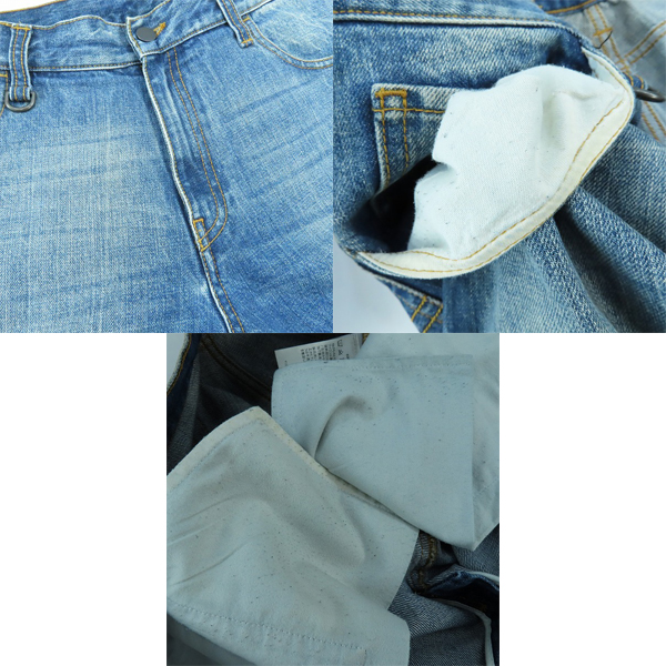 実際に弊社で買取させて頂いた【JPタグ】MONCLER GENIUS×fragment design/モンクレール×フラグメントデザイン PANTALONE デニムパンツ D209U1200130 46の画像 8枚目