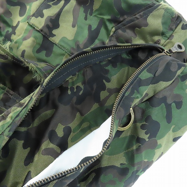 実際に弊社で買取させて頂いたmastermind JAPAN/マスターマインドジャパン wind stopper カモフラ柄ミリタリーベスト MW-VE05-60/Mの画像 6枚目