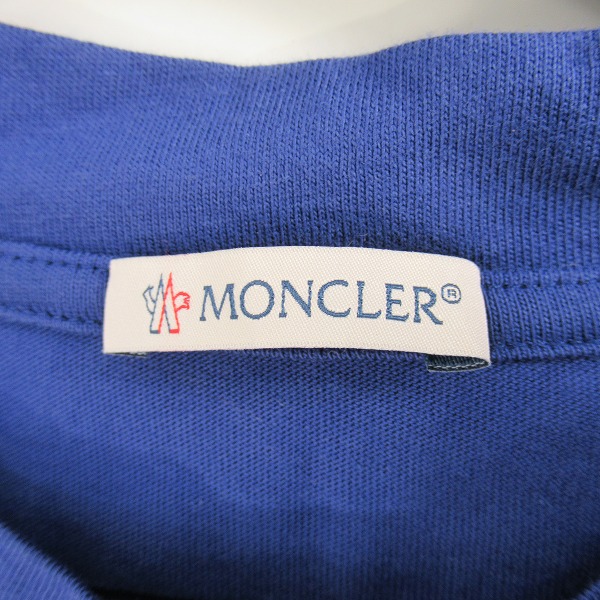 実際に弊社で買取させて頂いた【JPタグ】MONCLER/モンクレール SS TSHIRT ロゴプリントクルーネック スタッズ Tシャツ H10918C00015/Mの画像 2枚目