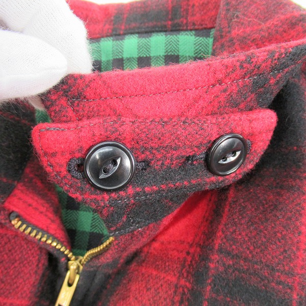 実際に弊社で買取させて頂いたTHE FLAT HEAD/ザフラットヘッド HARD BIRD ウール ジャケット 38の画像 4枚目