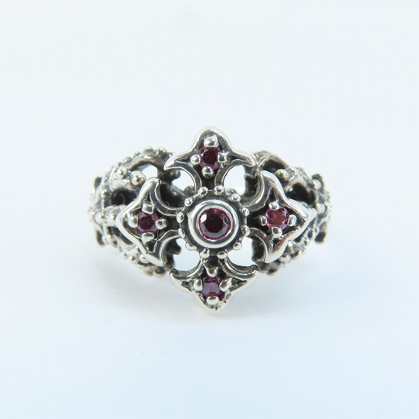 実際に弊社で買取させて頂いたROYAL ORDER/ロイヤルオーダー クロス&クラウン リング ｗ/ルビー 11.5号の画像 1枚目