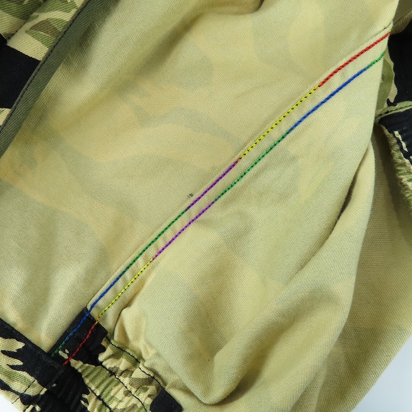 実際に弊社で買取させて頂いたSUGAR CANE×MR.FREEDOM/シュガーケーン×ミスターフリーダム タイガーカモ ワークジャケットSC14835 44の画像 5枚目