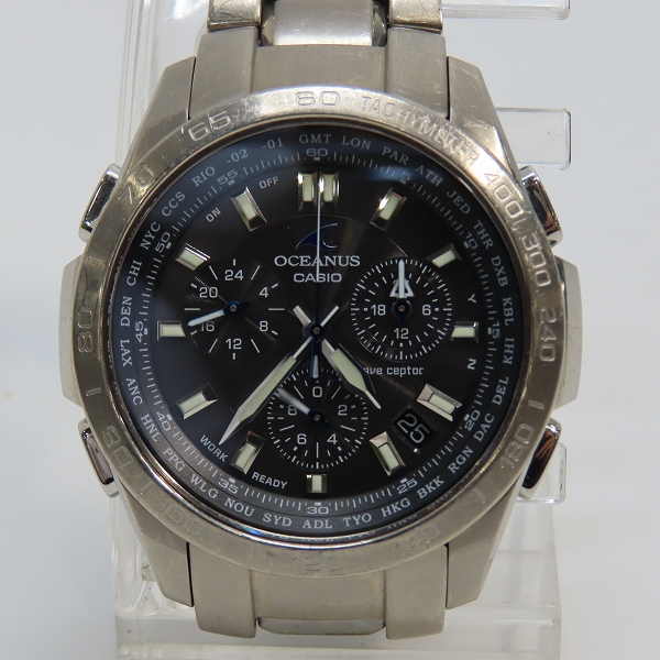 実際に弊社で買取させて頂いたCASIO/カシオ OCEANUS/オシアナス タフソーラー クロノグラフ 腕時計 OCW-600