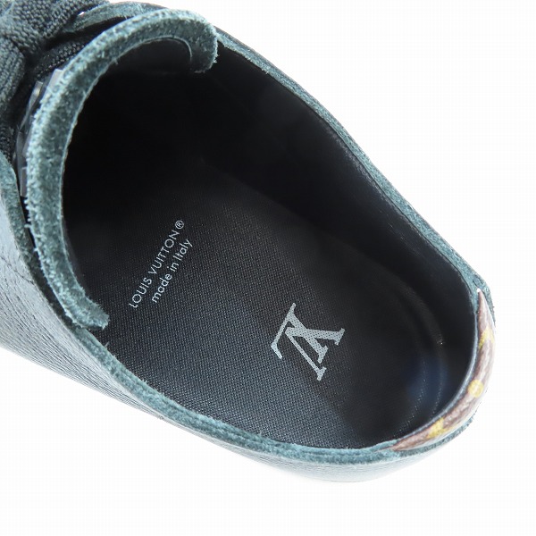 実際に弊社で買取させて頂いたLouis Vuitton/ルイヴィトン LVリゾートライン 2022 レザースニーカー/9の画像 4枚目