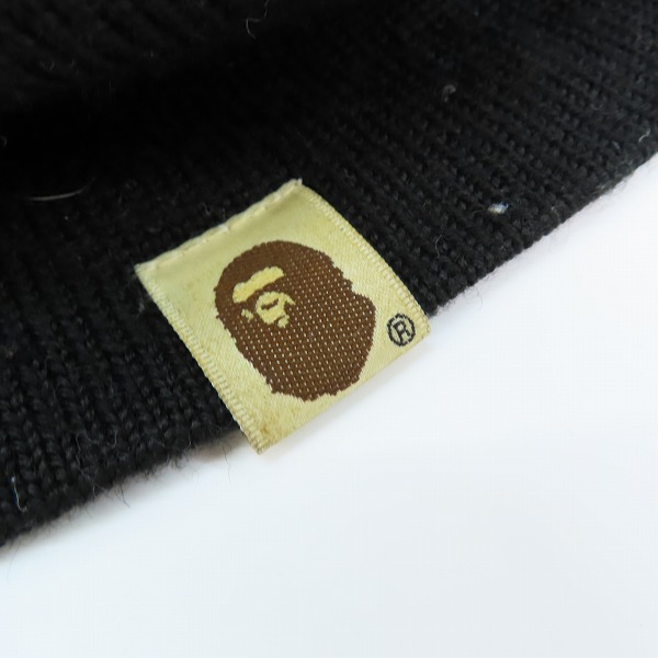 実際に弊社で買取させて頂いたA BATHING APE/アベイシングエイプ スタースタッズ ビーニー/ニット帽の画像 4枚目