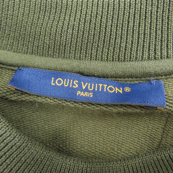 実際に弊社で買取させて頂いた【JPタグ】LOUIS VUITTON/ルイヴィトン 24SS コットンクルーネック スウェット トレーナー RM232M Y42 HPY32W/Lの画像 2枚目