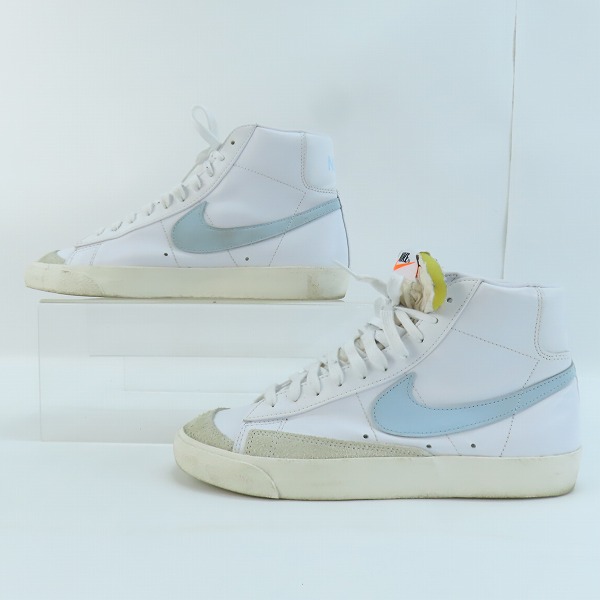 実際に弊社で買取させて頂いたNIKE/ナイキ BLAZER MID 77 VNTG/ブレザーミッド ヴィンテージ ホワイト/セレスタインブルー BQ6806-109/26.0の画像 3枚目