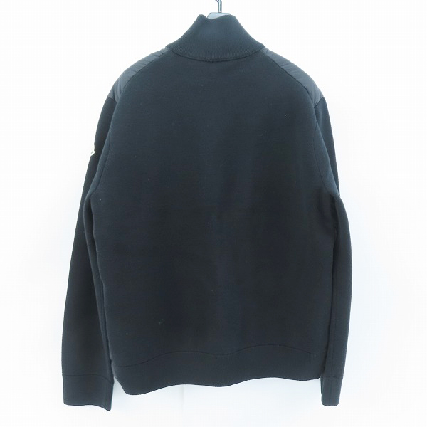 実際に弊社で買取させて頂いた【JPタグ】MONCLER/モンクレール CARDIGAN TRICOT/ニット 切替ナイロン ダウンジャケット G20919B50700 A9341/XLの画像 1枚目