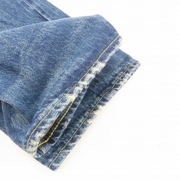 実際に弊社で買取させて頂いたHYSTERIC GLAMOUR/ヒステリックグラマー スタッズ VLU加工 デニムパンツ/ジーンズ 0241AP08/W30L32の画像 9枚目