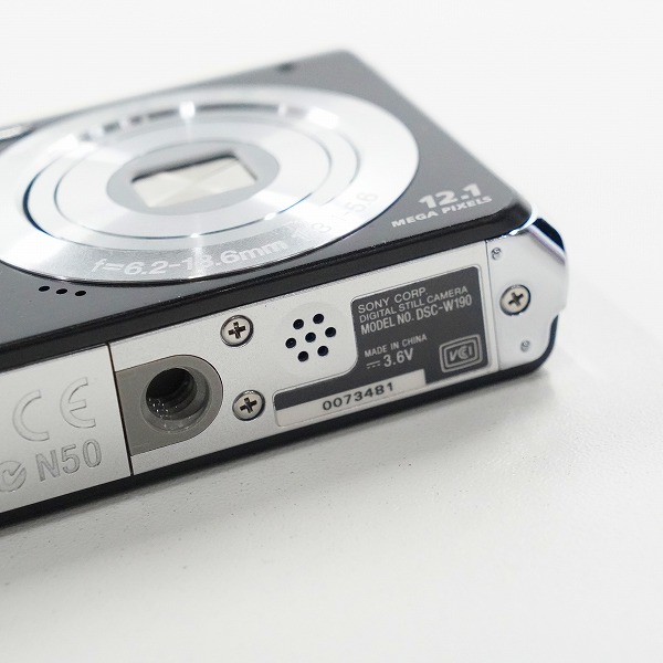 実際に弊社で買取させて頂いたSONY/ソニー DSC-W190 Cyber-shot サイバーショット コンパクトデジタルカメラ 動作未確認の画像 6枚目
