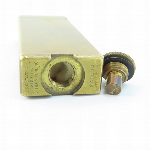 実際に弊社で買取させて頂いた【ジャンク】dunhill/ダンヒル U.S.PATENT No.2102108 ヴィンテージ オイルライターの画像 5枚目