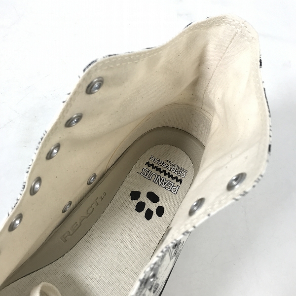 実際に弊社で買取させて頂いたCONVERSE/コンバース オールスター ピーナッツ スヌーピー  ハイカットスニーカー 1SD795/27.5の画像 4枚目