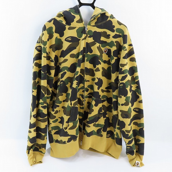 実際に弊社で買取させて頂いたA BATHING APE/アベイシングエイプ サルカモ スウェットフルジップパーカー 001ZPI301017/3XL