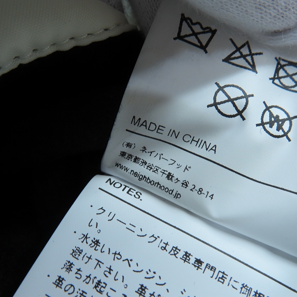 実際に弊社で買取させて頂いたNEIGHBORHOOD × MAJOR FORCE/ネイバーフッド×メジャーフォース STADIUM JACKET/スタジアムジャケット 232SZMFM-JKM01S/Lの画像 4枚目